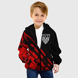 Куртка с капюшоном детская Sevilla sport grunge, цвет: 3D-черный — фото 2