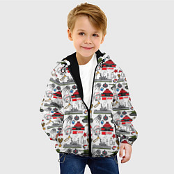 Куртка с капюшоном детская CCCP, цвет: 3D-черный — фото 2