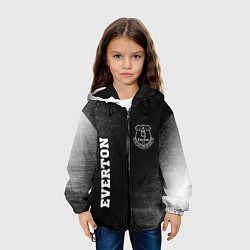 Куртка с капюшоном детская Everton sport на темном фоне вертикально, цвет: 3D-черный — фото 2