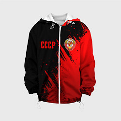 Детская куртка СССР - черно-красный