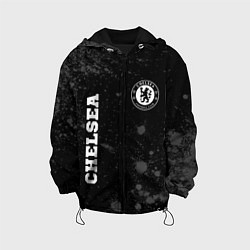 Куртка с капюшоном детская Chelsea sport на темном фоне вертикально, цвет: 3D-черный
