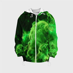 Детская куртка Зелёный густой дым - inferno green
