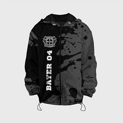 Детская куртка Bayer 04 sport на темном фоне по-вертикали