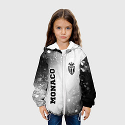 Куртка с капюшоном детская Monaco sport на светлом фоне вертикально, цвет: 3D-белый — фото 2