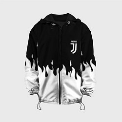 Куртка с капюшоном детская Juventus fire, цвет: 3D-черный