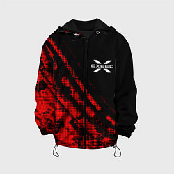 Куртка с капюшоном детская Exeed sport grunge, цвет: 3D-черный