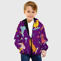 Куртка с капюшоном детская No rules, цвет: 3D-черный — фото 2