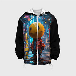 Куртка с капюшоном детская Urban Pac 8bit, цвет: 3D-белый