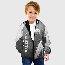 Куртка с капюшоном детская Valencia - grey gradient вертикально, цвет: 3D-черный — фото 2