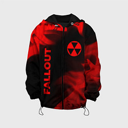 Детская куртка Fallout - red gradient вертикально