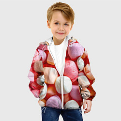 Куртка с капюшоном детская Маршмэллоу, цвет: 3D-белый — фото 2