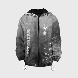 Куртка с капюшоном детская Tottenham - grey gradient вертикально, цвет: 3D-черный