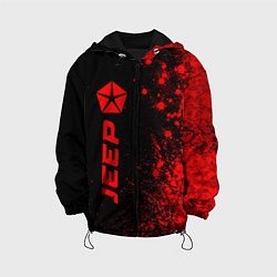Детская куртка Jeep - red gradient по-вертикали