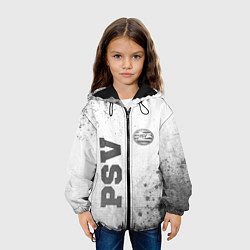 Куртка с капюшоном детская PSV - white gradient вертикально, цвет: 3D-черный — фото 2