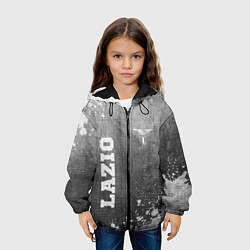 Куртка с капюшоном детская Lazio - grey gradient вертикально, цвет: 3D-черный — фото 2