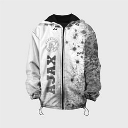 Куртка с капюшоном детская Ajax - white gradient по-вертикали, цвет: 3D-черный