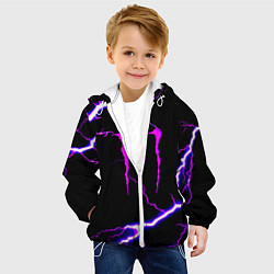 Куртка с капюшоном детская Monster energy neon storm, цвет: 3D-белый — фото 2
