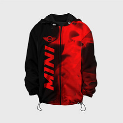 Детская куртка Mini - red gradient по-вертикали