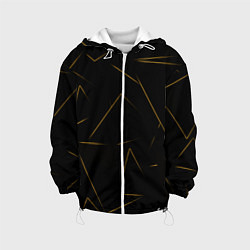 Куртка с капюшоном детская Color yellow line, цвет: 3D-белый