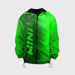 Детская куртка Mini - green gradient по-вертикали