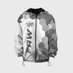 Детская куртка FAW - white gradient по-вертикали
