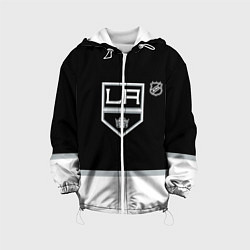 Куртка с капюшоном детская Лос Анджелес Кингз хоккей, цвет: 3D-белый