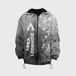 Куртка с капюшоном детская Apex Legends - grey gradient по-вертикали, цвет: 3D-черный