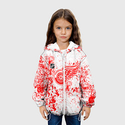 Куртка с капюшоном детская Detroit Red Wings NHL white, цвет: 3D-белый — фото 2