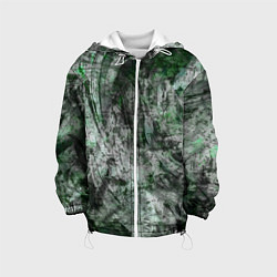 Детская куртка Абстракция - grey emerald rock