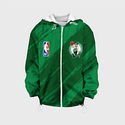 Куртка с капюшоном детская Boston Celtics NBA basketball, цвет: 3D-белый