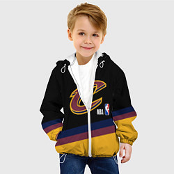 Куртка с капюшоном детская Cleveland Cavaliers NBA basketball, цвет: 3D-белый — фото 2