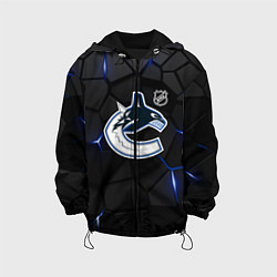 Куртка с капюшоном детская Ванкувер Кэнакс - НХЛ хоккей, цвет: 3D-черный