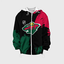 Детская куртка Миннесота Уайлд - брызги краски