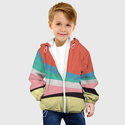 Куртка с капюшоном детская Спектр июнь, цвет: 3D-белый — фото 2