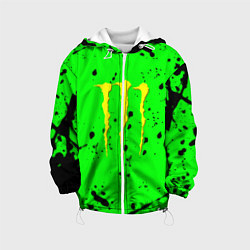 Детская куртка Monster energy кислотные брызги