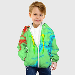 Куртка с капюшоном детская Monster energy storm electrix, цвет: 3D-белый — фото 2