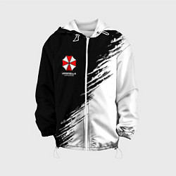 Куртка с капюшоном детская Umbrella Corp - black and white, цвет: 3D-белый