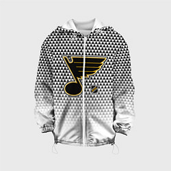 Детская куртка Сент Луис Блюз - белый градиент