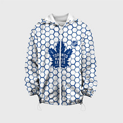 Детская куртка Торонто Мейпл Лифс - белые соты