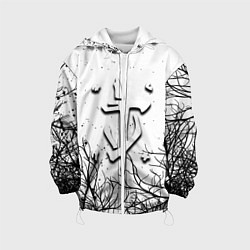 Куртка с капюшоном детская Doom dark age, цвет: 3D-белый