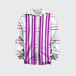 Куртка с капюшоном детская Neon pink, цвет: 3D-белый