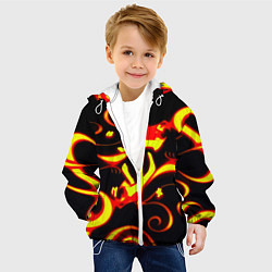 Куртка с капюшоном детская Doom dragon steel fire, цвет: 3D-белый — фото 2