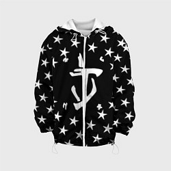 Куртка с капюшоном детская Doom star, цвет: 3D-белый