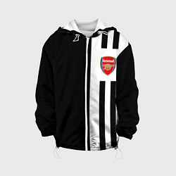 Куртка с капюшоном детская Arsenal спорт линии, цвет: 3D-белый