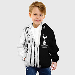Куртка с капюшоном детская Tottenham Hotspur белые краски, цвет: 3D-белый — фото 2