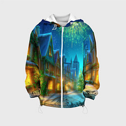 Детская куртка Праздничный новогодний салют