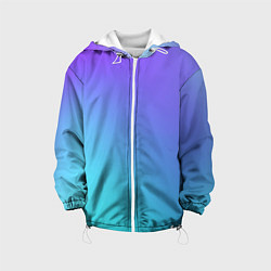 Куртка с капюшоном детская Color multi-colored gradient, цвет: 3D-белый