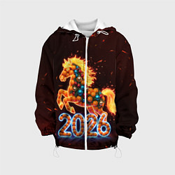 Детская куртка Праздничная лошадь