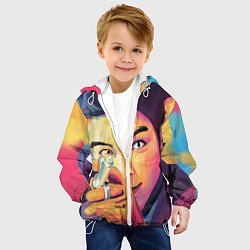 Куртка с капюшоном детская Big Bang Art, цвет: 3D-белый — фото 2