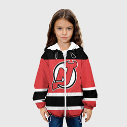 Куртка с капюшоном детская New Jersey Devils, цвет: 3D-белый — фото 2